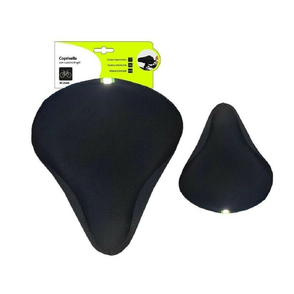 Trade Shop - Coprisella Copertura Sella Sellino Con Cuscino In Gel Per Bici Bicicletta Xc2560 -