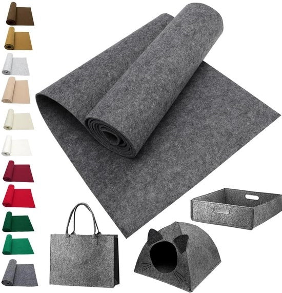 Verniciatura per tessuti 3 mm spessore - Tessuto per decorazione - Tela per borse - Tessuto per ricamo - Tela per cucito - Adatto per ricamo e decorazione - Tessuto per ricamo