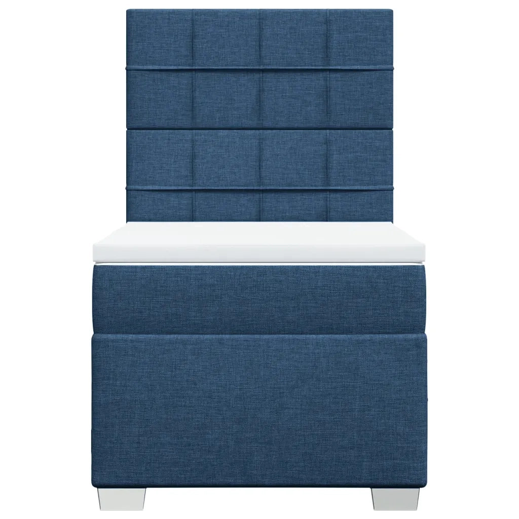 Giroletto a Molle con Materasso Blu 80x200 cm inTessuto 3292621