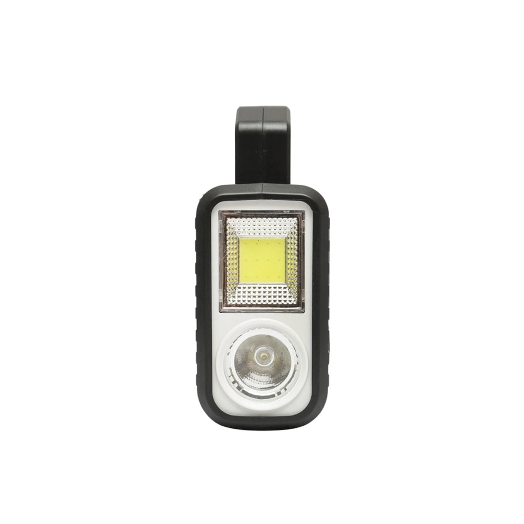 Kit illuminazione LED portatile con 3 lampadine/proiettore, pannello solare, radio FM, MP3 e batteria da 4500 mAh per pesca da campeggio GD-8028COB