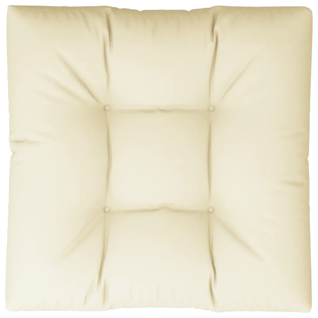 Cuscino per Pallet Crema 70x70x12 cm in Tessuto 360471
