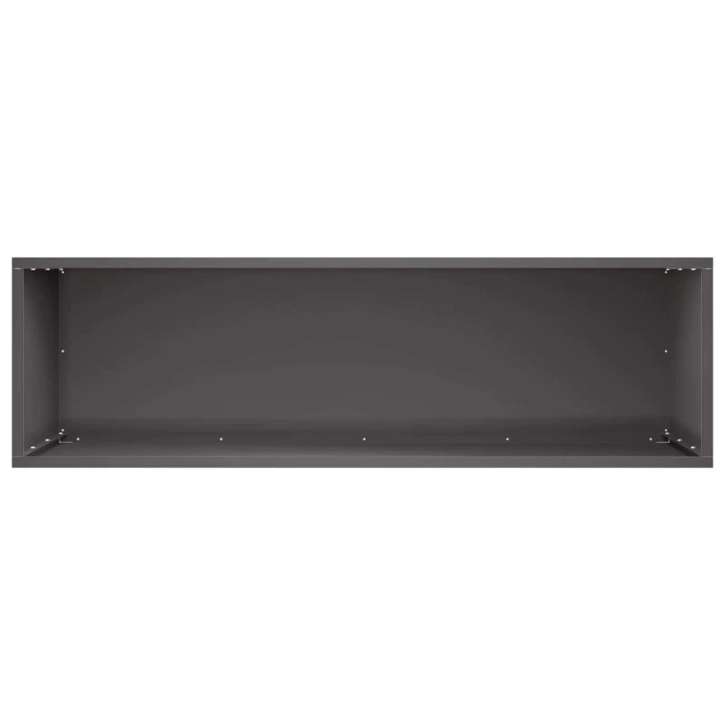 Vaso da giardino 2 pz Nero 100 x 30 x 40 cm 8005611