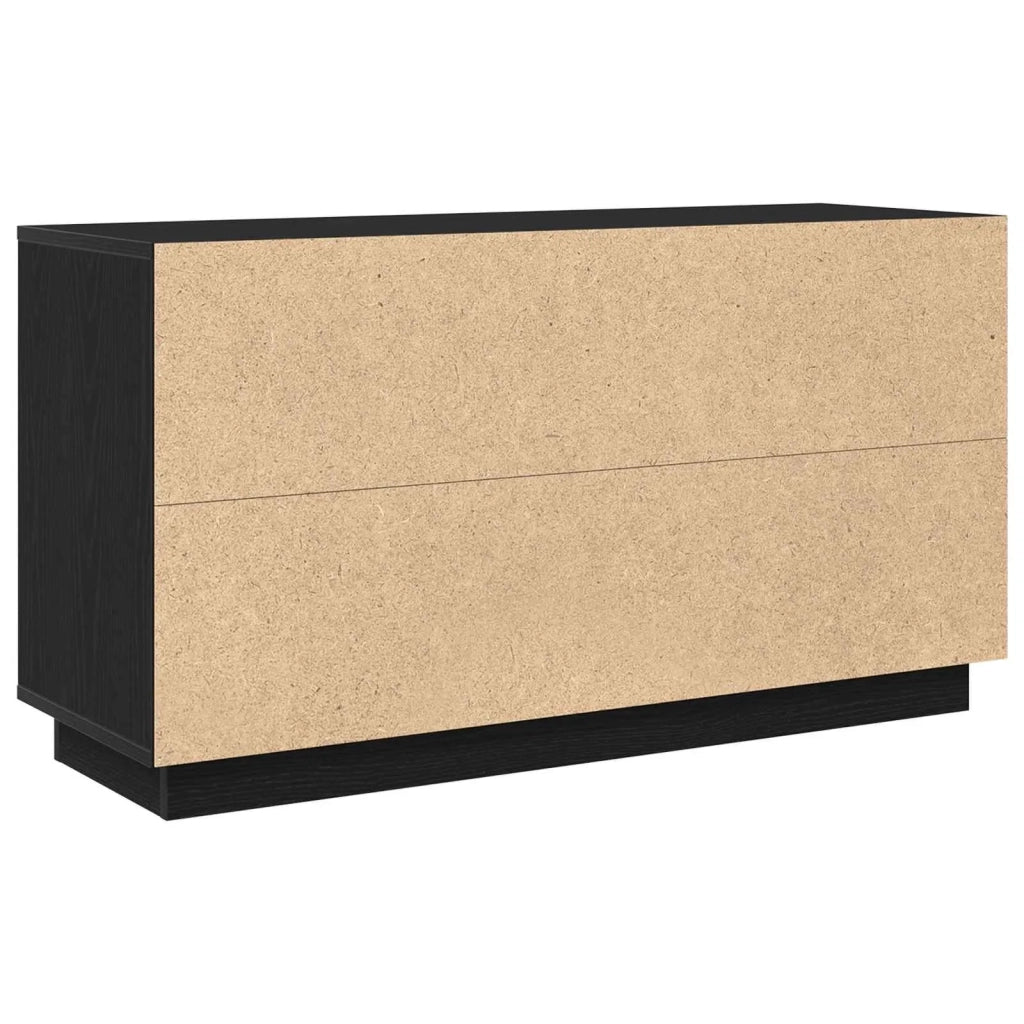 Credenza Rovere Nero 102 x 35 x 55 cm Legno multistrato 862816