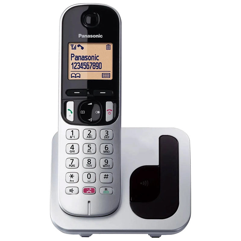 PANASONIC KX-TGC250JTS SILVER - TELEFONO CORDLESS SINGOLO - VIVAVOCE