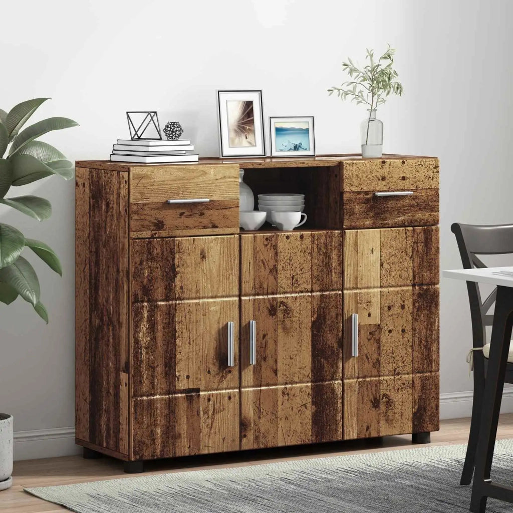 Armadio in Legno con cassetto Legno vecchio 88,5 x 30,5 x 73 cm CFW2008948