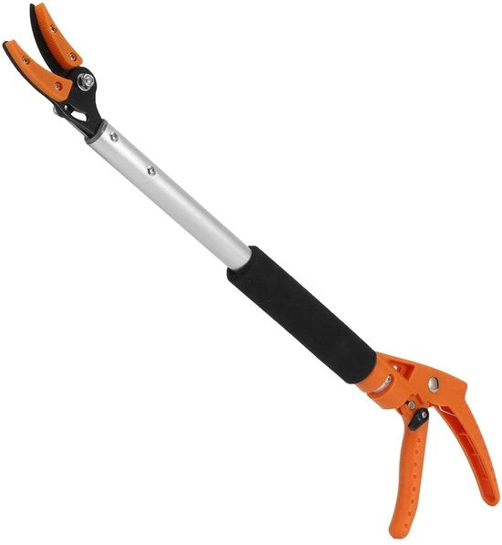 Scegliere la Fruitplukker Leggero - Takkenschaar con Manico Rotante a 90 Gradi - Troncatoio per Alte Piante - Maniglia Ergonomica - Blocco di Sicurezza - Lama in Acciaio di Alluminio Lunga
