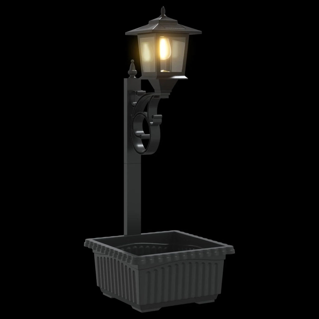 Applique con Vaso with LED Bulb Nero 29 x 28 x 74 cm ABS e PP 42042690