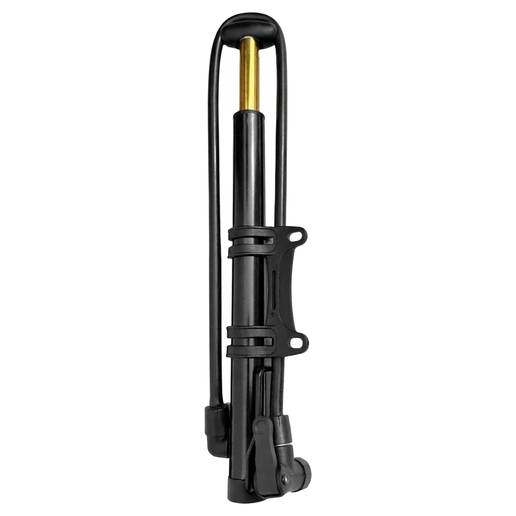 Pompa ad Aria Portatile 90PSI per Bici / Moto 30cm Valvola Americana Nero / Oro Avizar