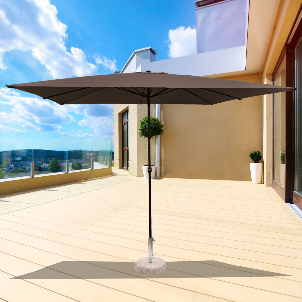 Base per ombrellone Roca, base zavorra (Ø50 cm) in graniglia, 25 kg, tubo diametro 55 mm, stabile