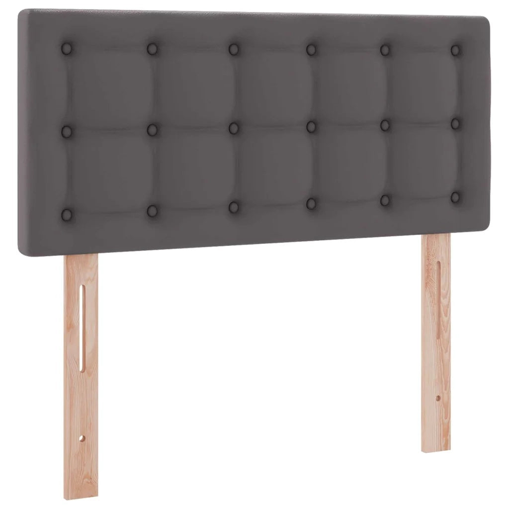 Letto con contenitore e materasso Grigio 100 x 200 cm 3370383