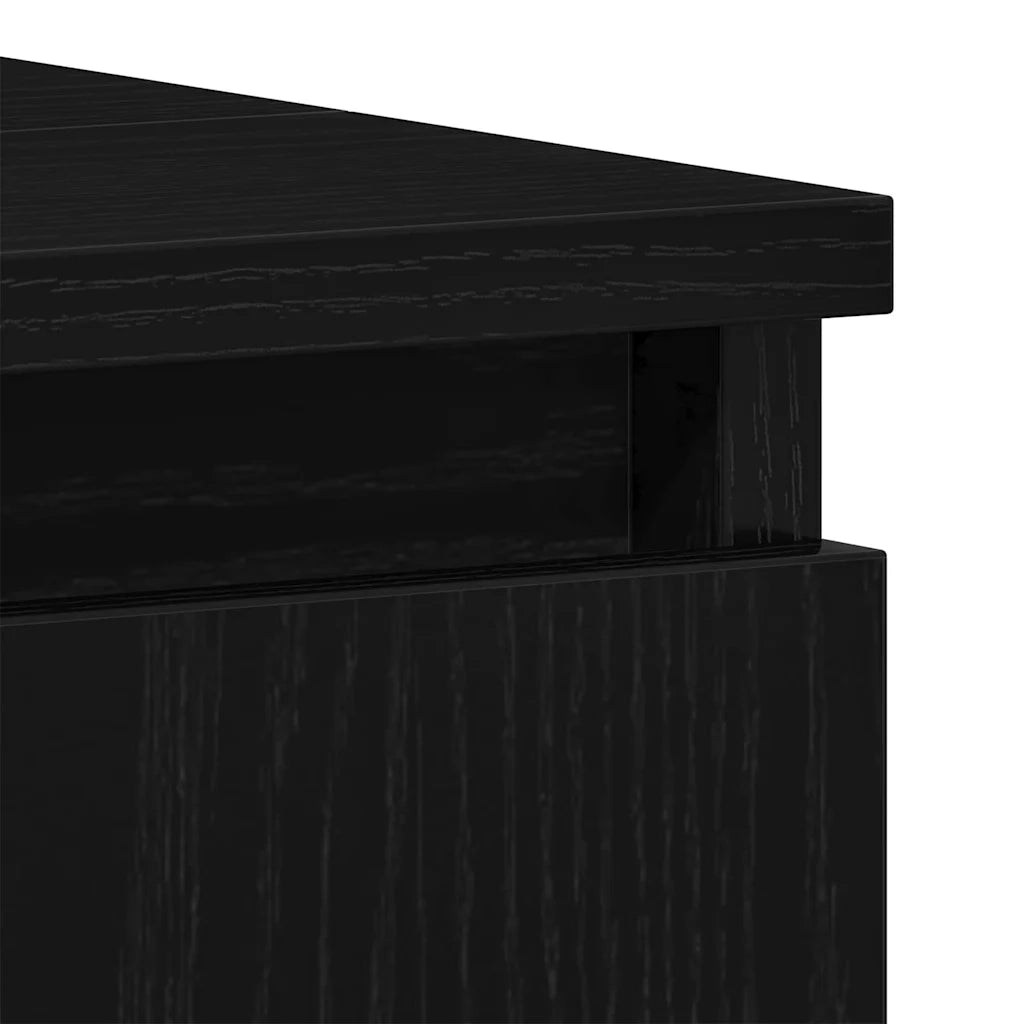 Armadio per Lavabo da Bagno Rovere Nero 58 x 33 x 60 cm 862889