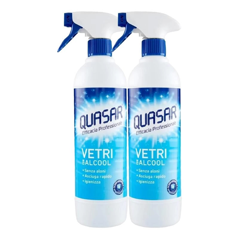QUASAR SPRAY PER VETRI BIPACCO 2X580ML SPRAY