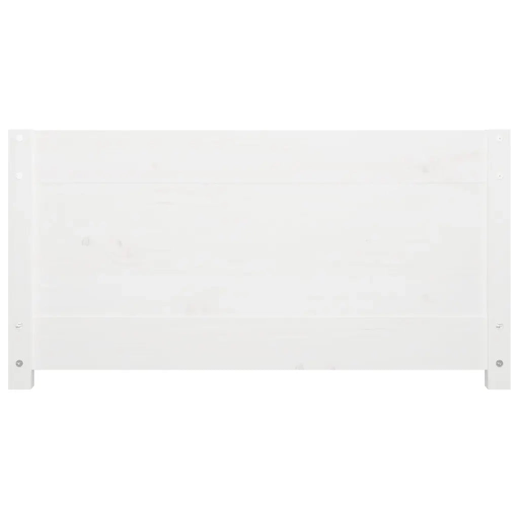 Dormeuse senza Materasso-Divano Letto-Struttura Letto Bianca 80x200 cm Legno Massello Pino 897616