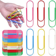 40 Pacchi di Clip per Papel, 100mm, Jumbo, Multicolore, per Documenti, Foto e Poster