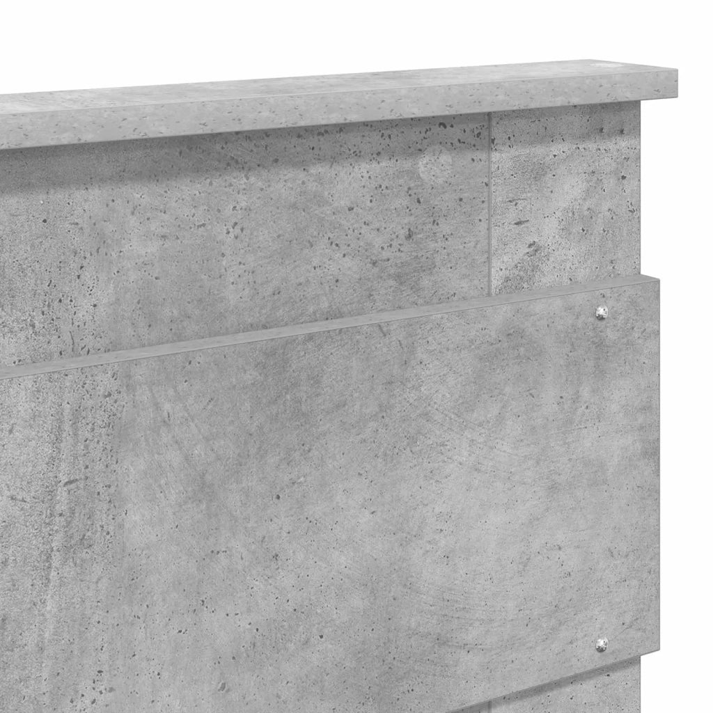 Testiera | Testata Grigio cemento Legno multistrato