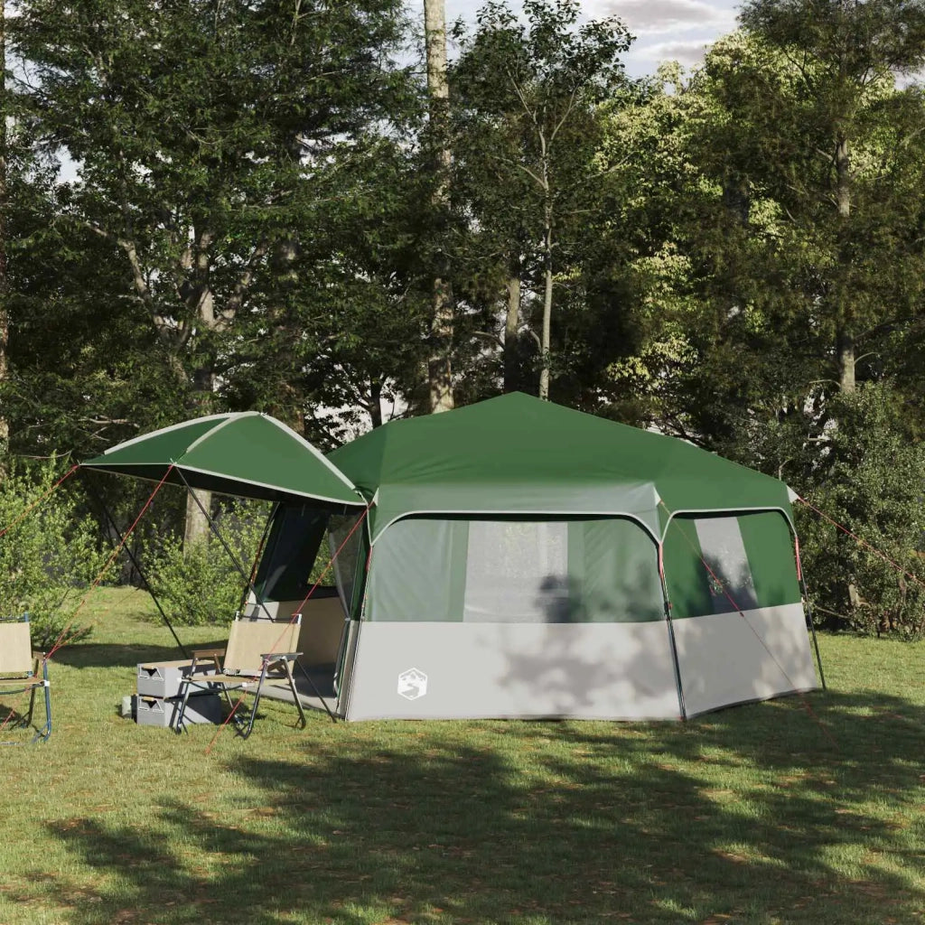 Tenda istantanea con telo antipioggia per 12 persone e rilascio rapido
