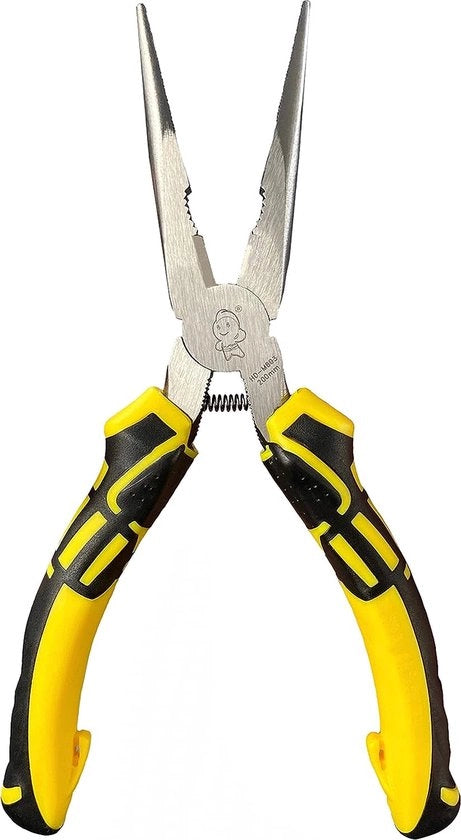 Tang Ronde, 203mm, Tang Neustang Lungo, Tang Punttang Rettilineo, Tang Platspitse con Serratura Laterale, Utilizzato per Tagliare, Serrare, Spremere, Creare Gioielli