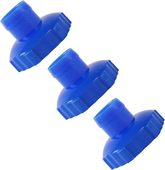 Adattatore slang B-type per skimmer a tre fasi, adatto per piscine In-tex a terra - universale, adatto per modelli di skimmer a superficie murale, compatibile con i codici 28337EH, 28341WA, 28000E, 28335EH e simili - blu