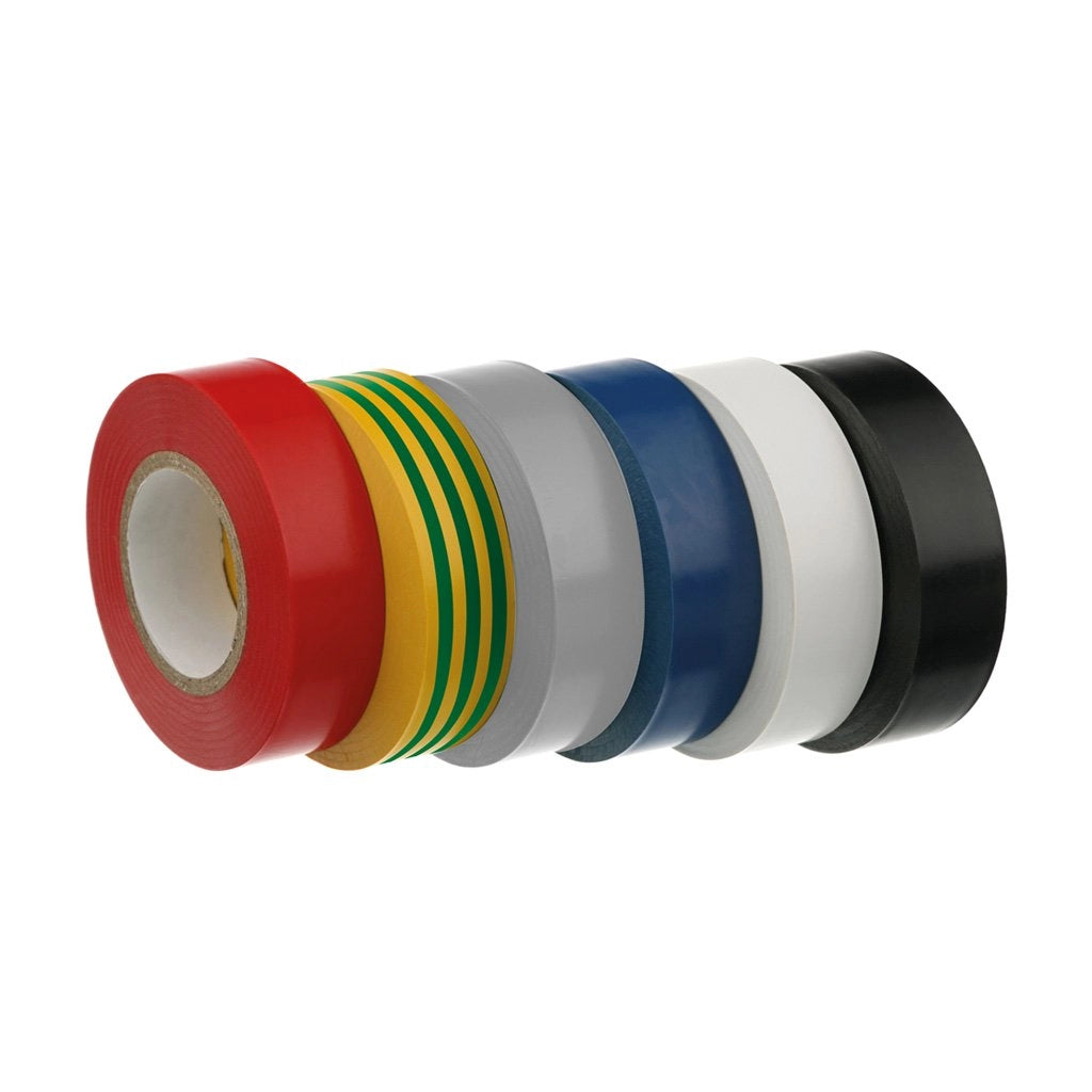 NASTRO ISOLANTE mm 25x25 mt - Nero - 6 pezzi