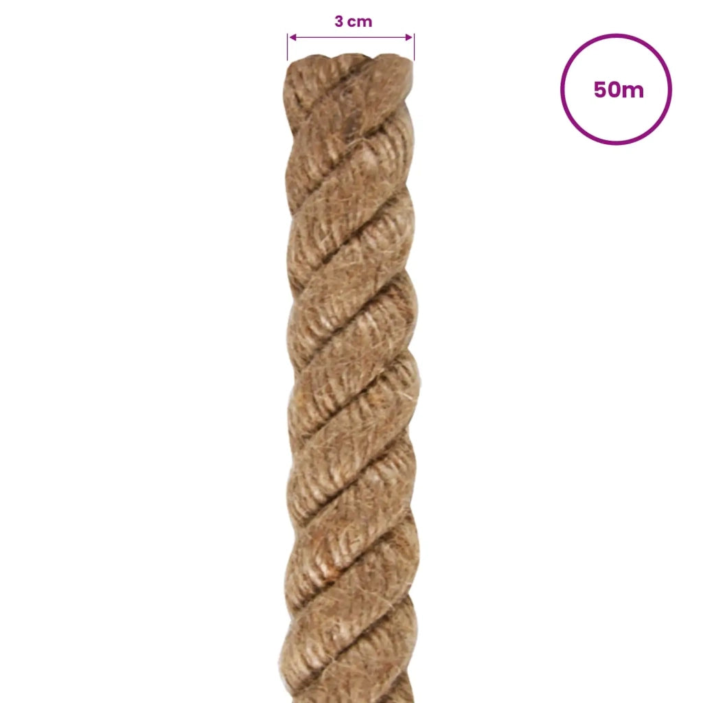 Corda in Juta 100% 30 mm 50 m 143799