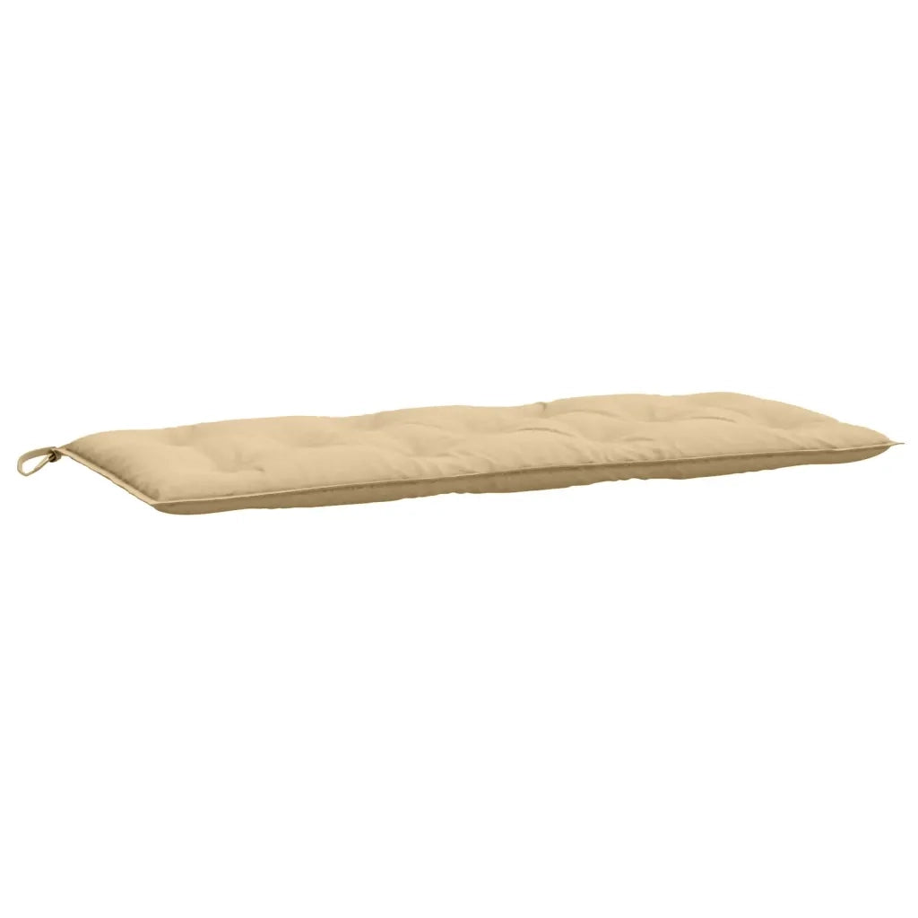 Cuscini Panca Giardino 2 pz-Set di 2 Cuscini per panchina da esterno Beige M¨¦lange 120x50x7 cm in Tessuto