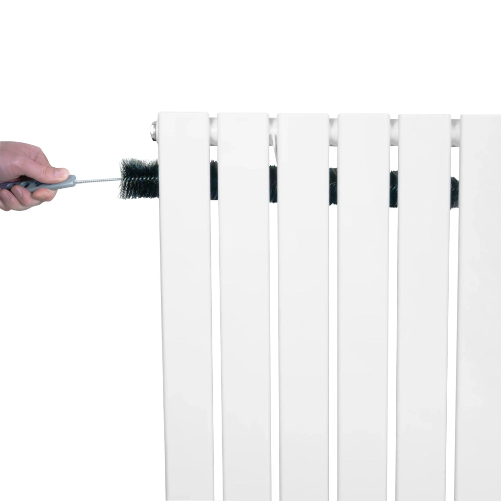Radiatore Orizzontale 600 x 1190 mm con Valvole TRV Bianco