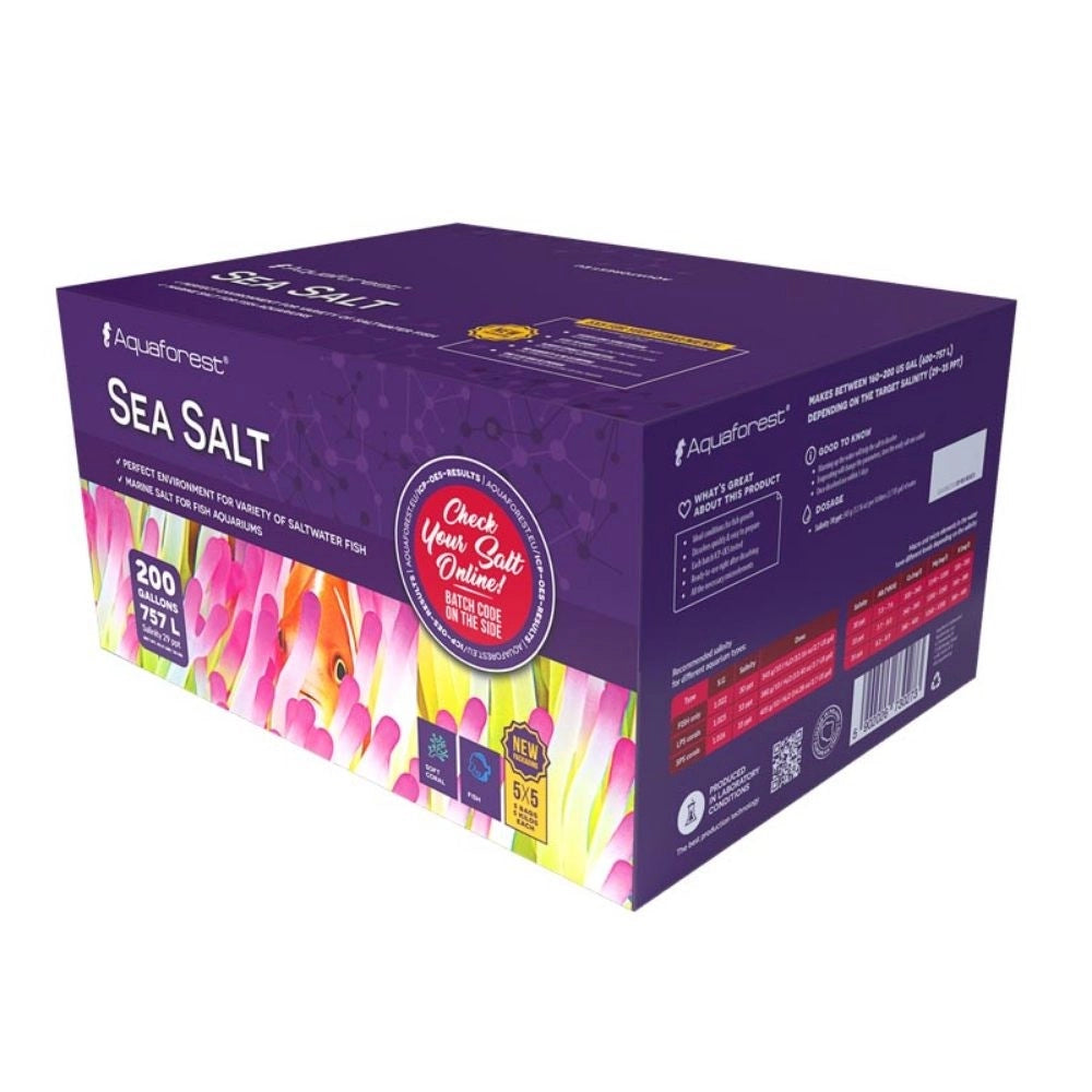 Aquaforest Sea Salt Formato: 5x5Kg
