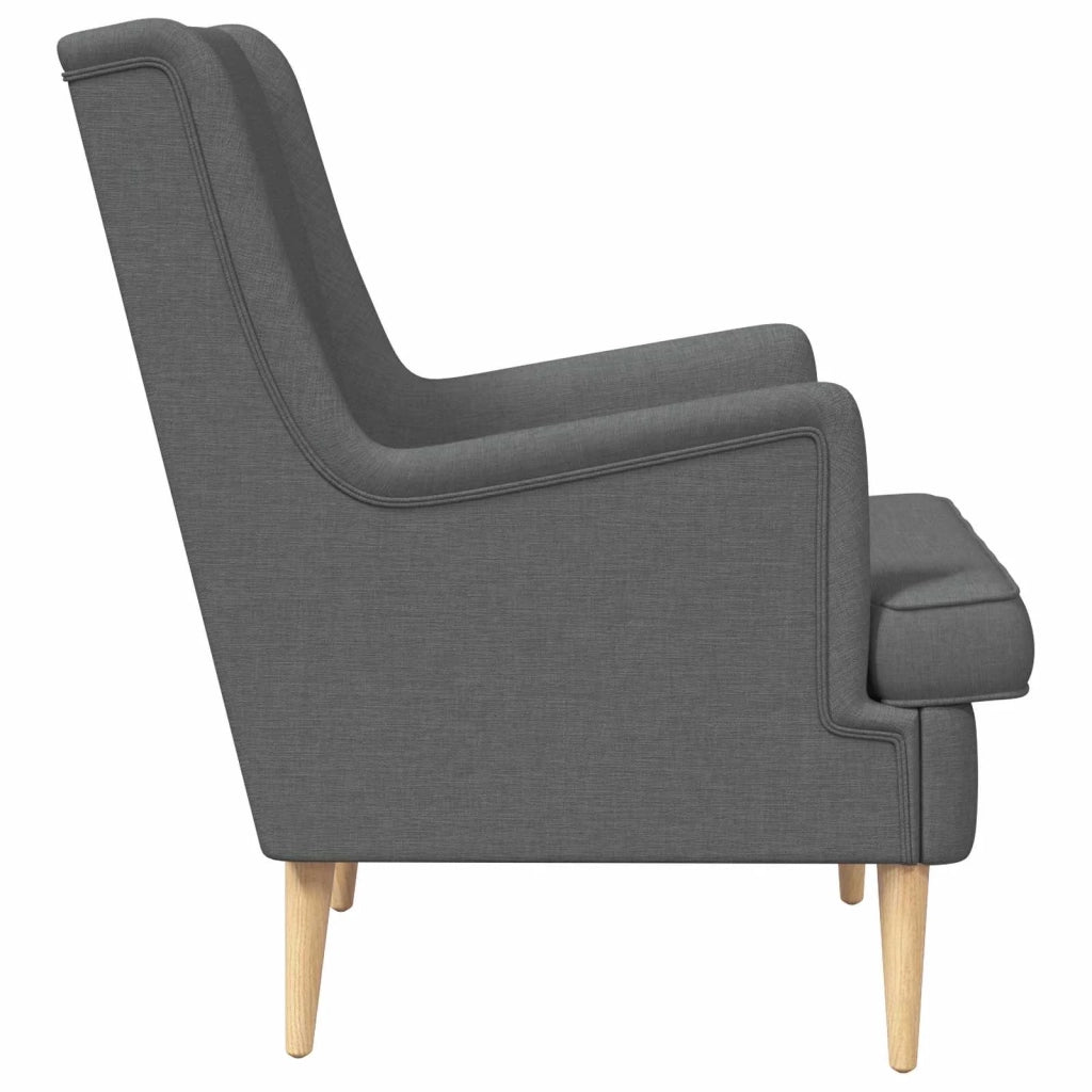 Poltrona | Sedia Relax Grigio Scuro Tessuto
