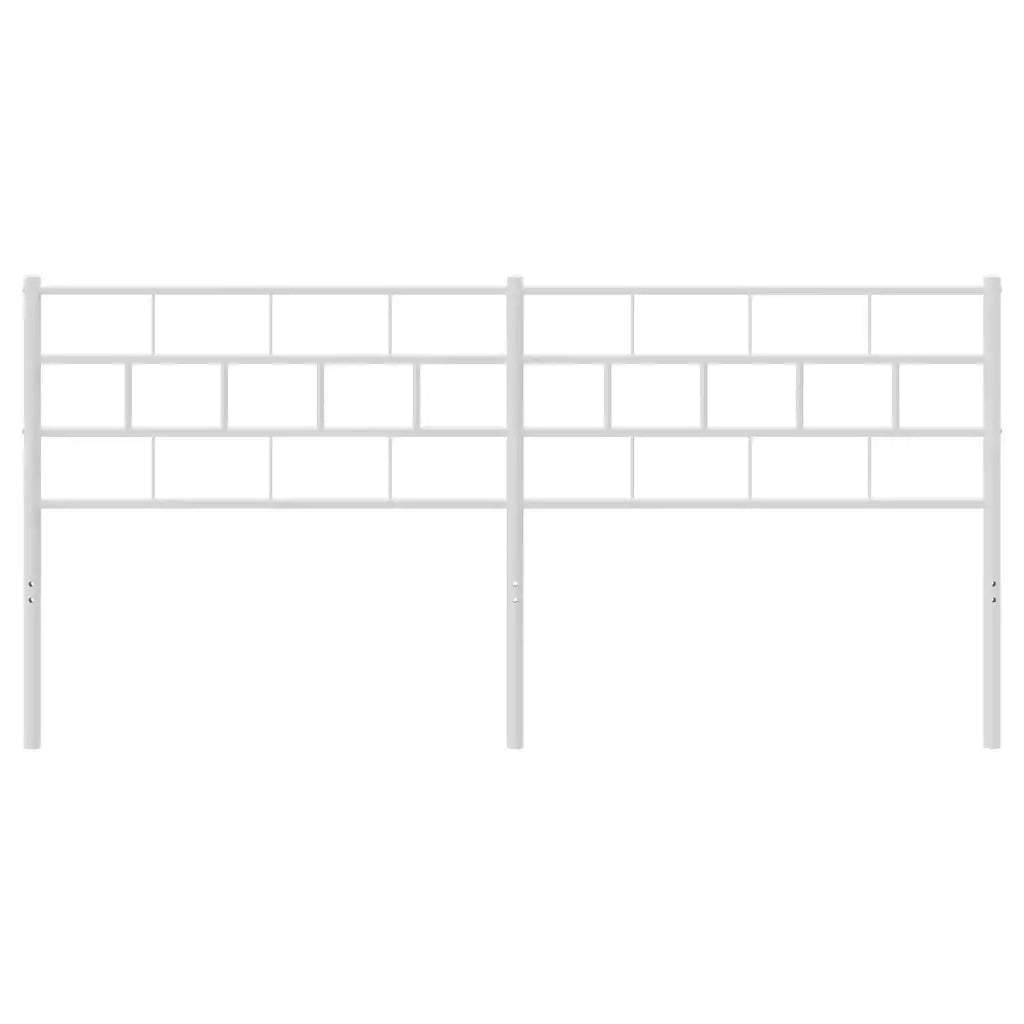 Testiera di Ricambio in Metallo Bianco 180 cm 355744