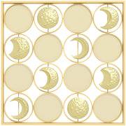 Decorazione Lunare Multidirezionale con Dischi ¨C Minimal ¨C Oro