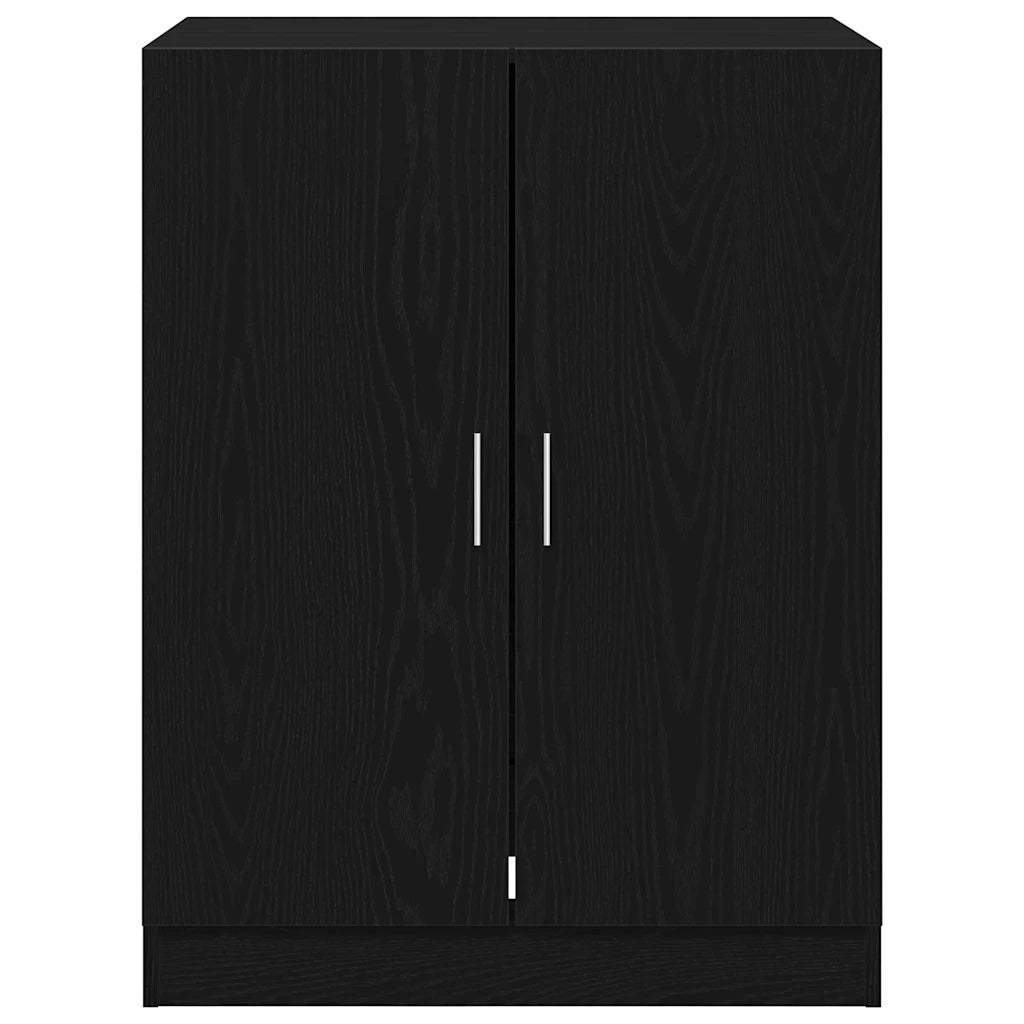 Armadio per Lavatrice Rovere Nero 70,5 x 71,5 x 91,5 cm 862667