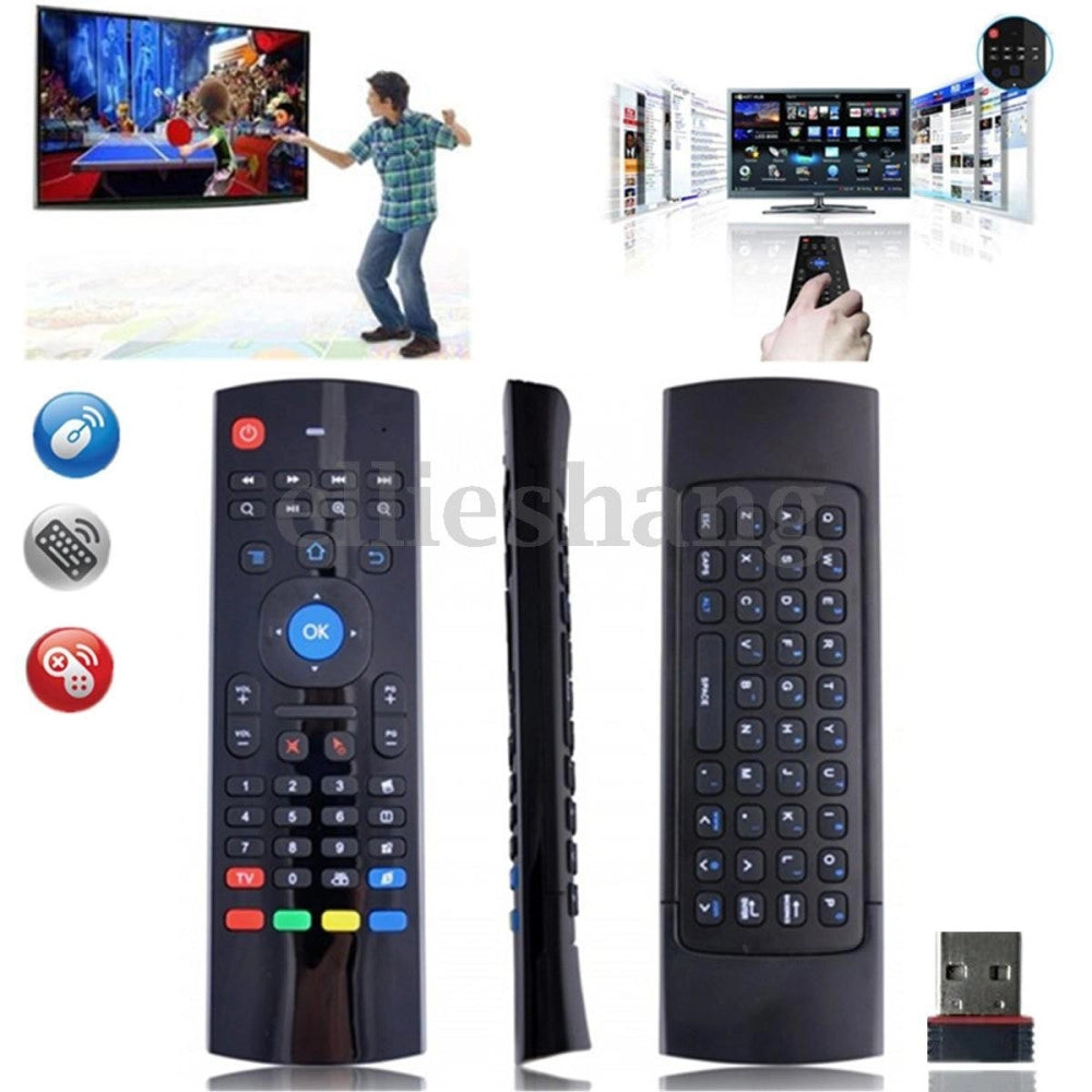 Trade Shop - Mouse E Tastiera Telecomando Per Android Tv Box Mx 3 U5e7 2.4ghz Senza Fili -
