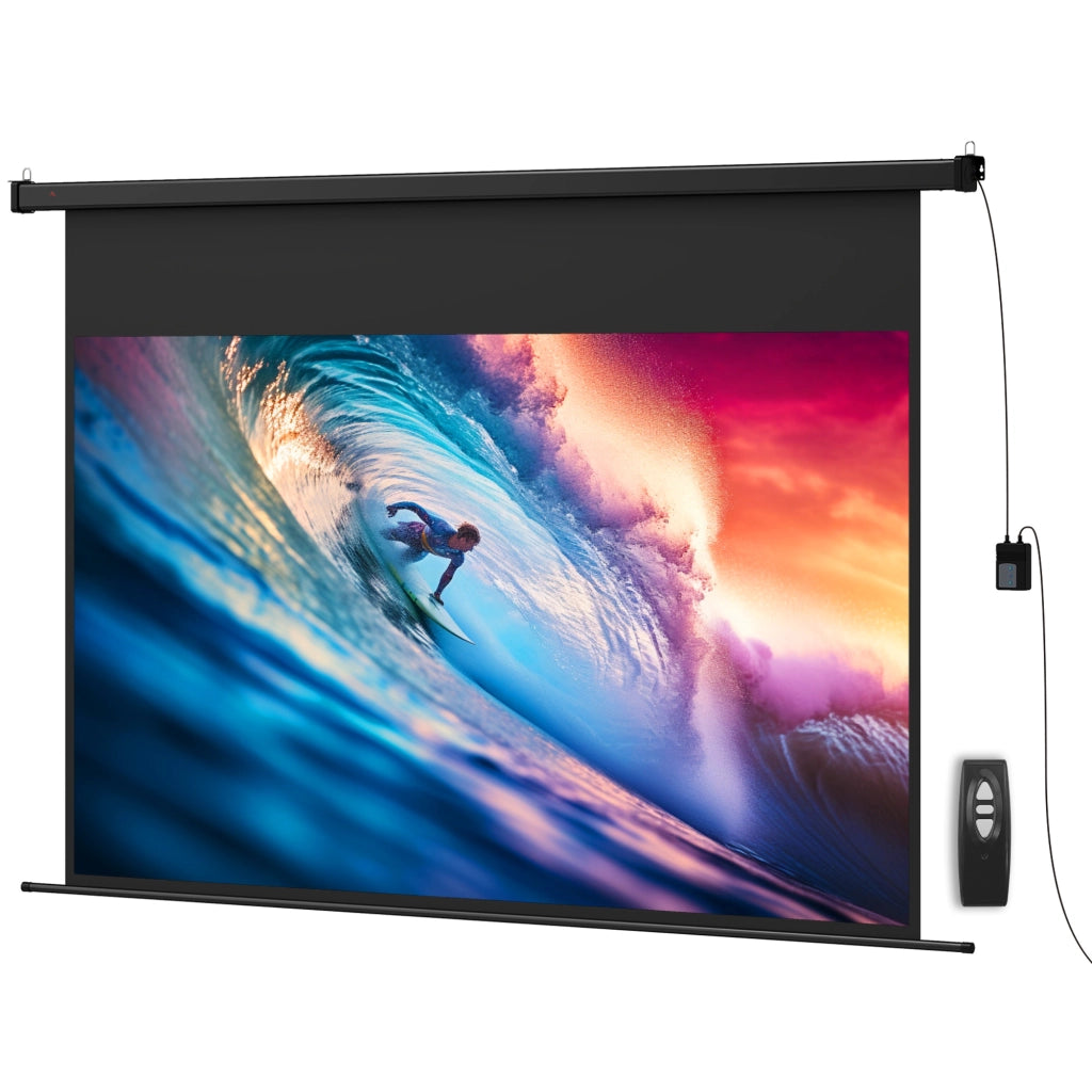 Videoproiettore Schermo 100 Pollici ¨C Minimal ¨C Montaggio a Parete o Soffitto 16:9 4K HD