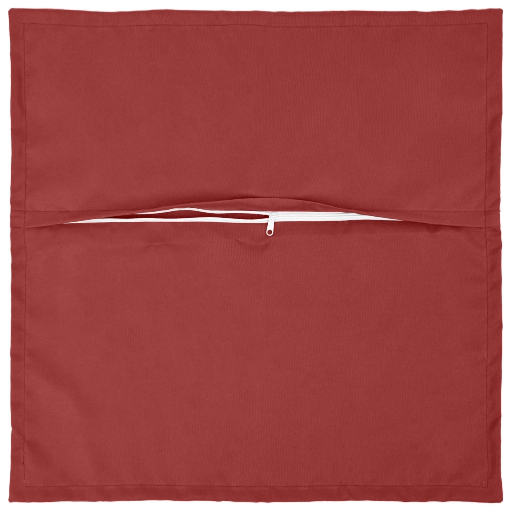 Federa 2 pcs HOUTEN Rosso Vino 55 x 55 cm Poliestere 920517