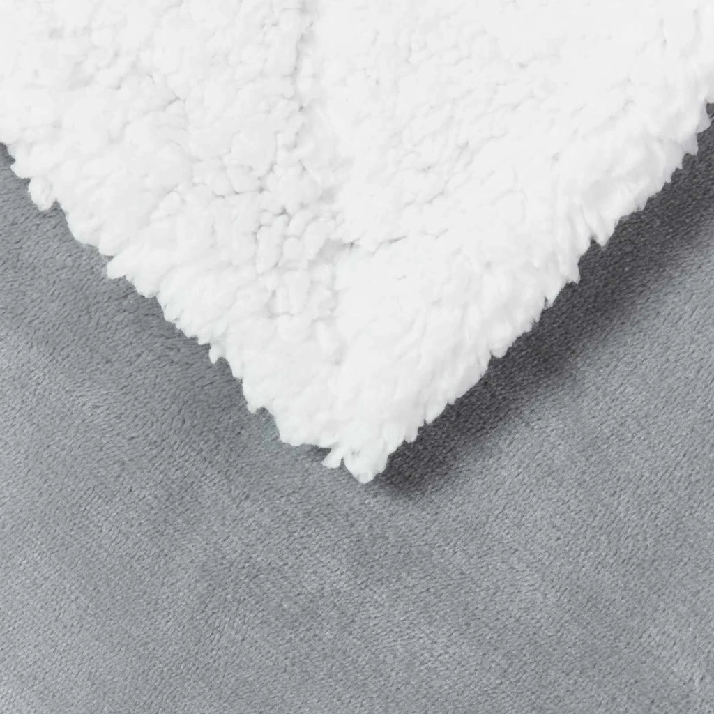 Coperta Grigio 220 x 240 cm Panno 42016987