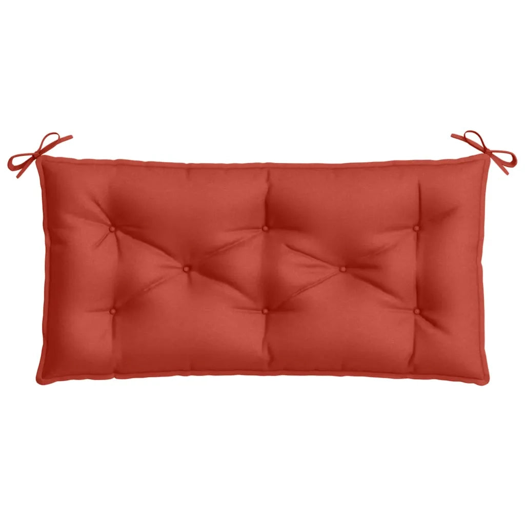 Cuscino Panca Giardino Rosso Mélange 100x50x7 cm Tessuto 4002537