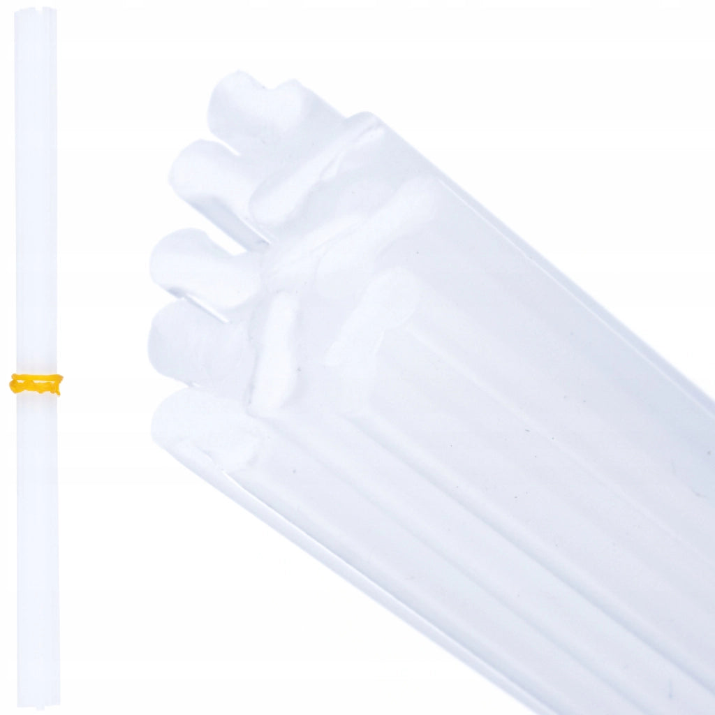 Bastone di Saldatura PE Bianco – Polietilene 40 cm | Riparazione Plastica | Per Serbatoi, Paraurti, Contenitori, Tubi