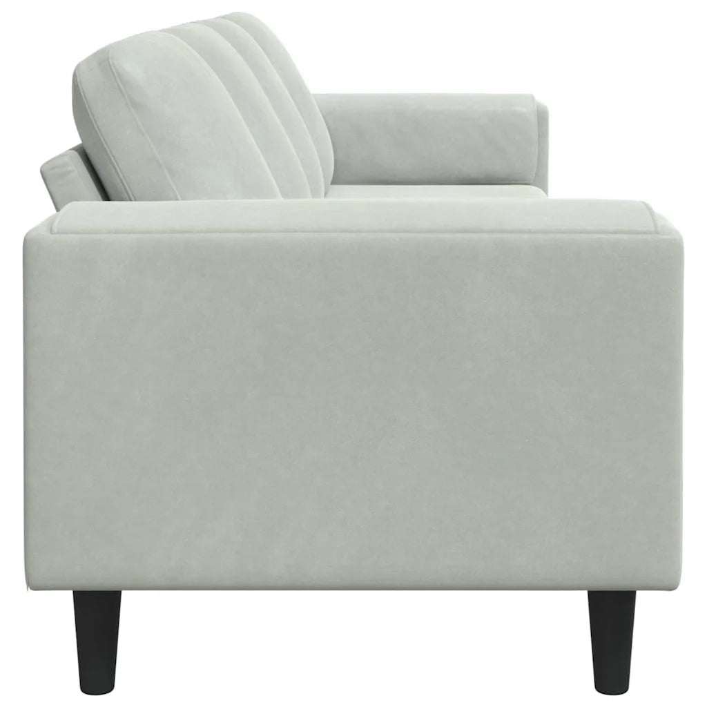 Divano per Soggiorno Grigio chiaro 250 x 77 x 76 cm 3335091