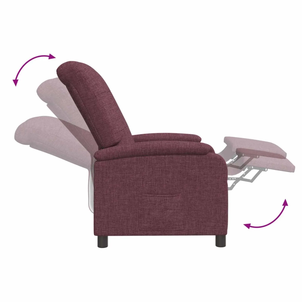 Poltrona Massaggiante Viola Tessuto 42034980