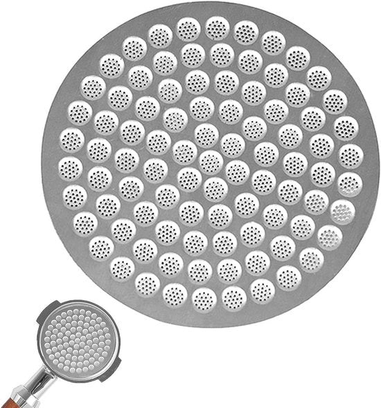 Caffettiera a stantuffo in acciaio inossidabile riciclabile - Filtro - 58 mm - Accessorio per macchina da espresso - Argento - 1 pezzo