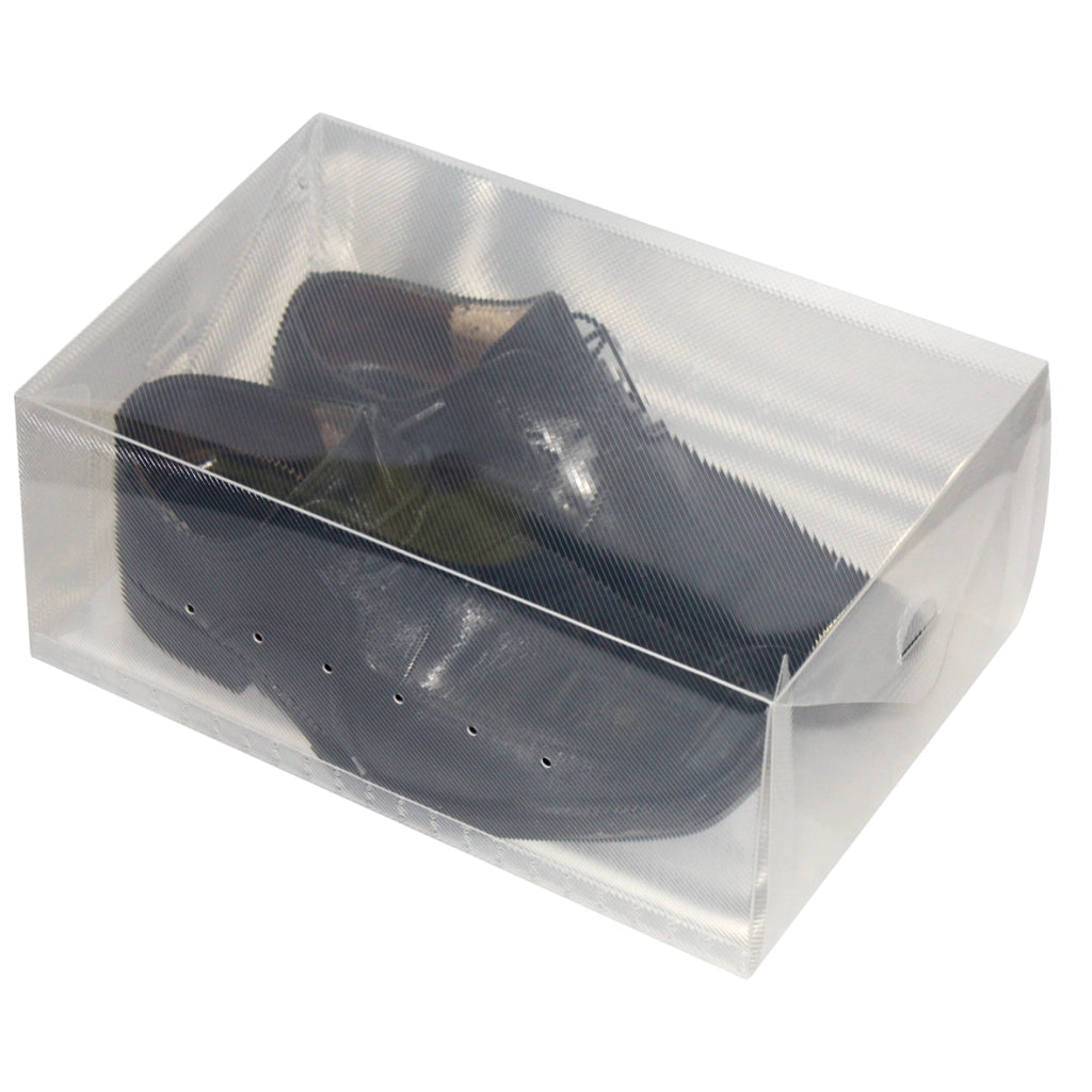 Set 3 Scatole Scarpe Uomo  Trasp.