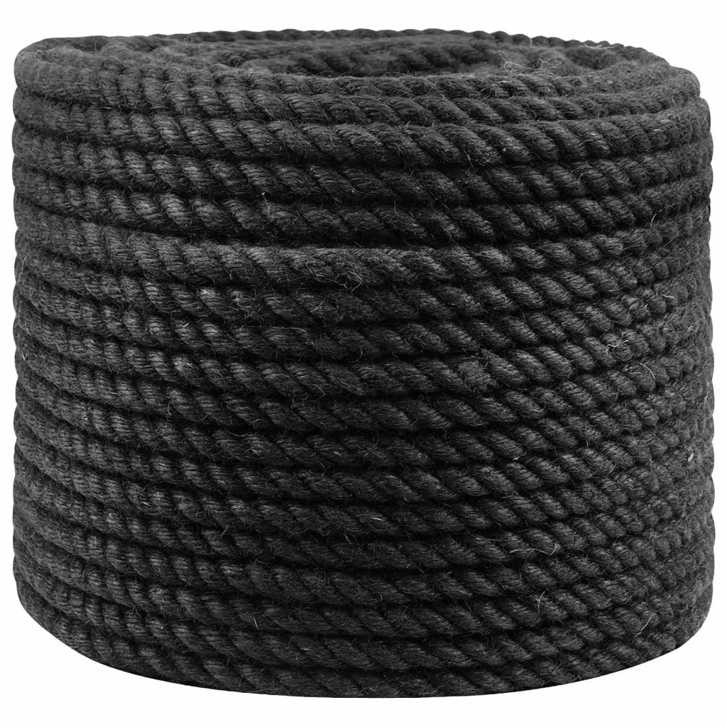 Corda | Fune di Juta 10 Nero 100% juta Tossa