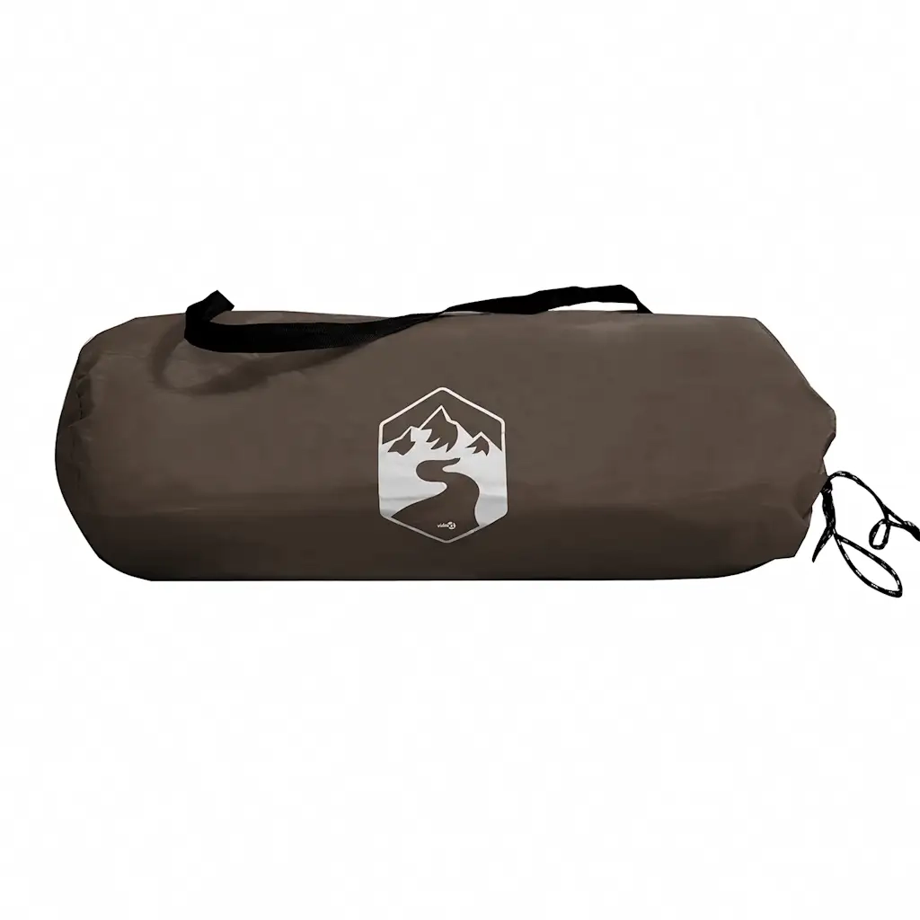 Tenda da Pesca per 3 Persone Marrone Impermeabile 4100656