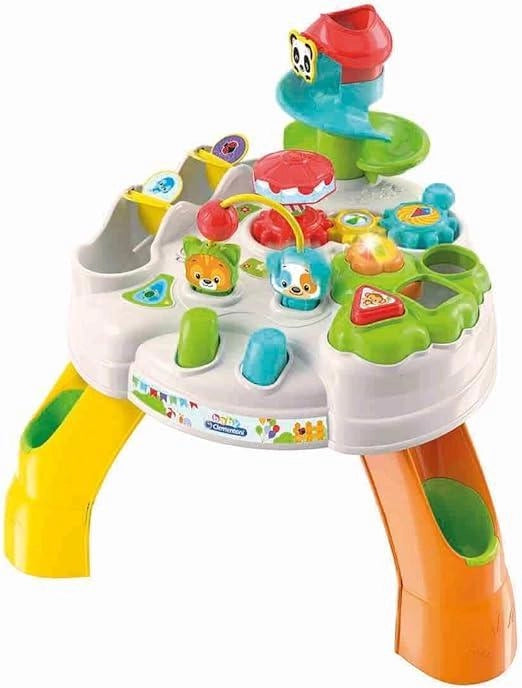 Baby Tavolo Happy Park, Tavolino Multiattivita Interattivo, Gioco Educativo con Luci e Suoni, Impara Forme, Colori e Ver