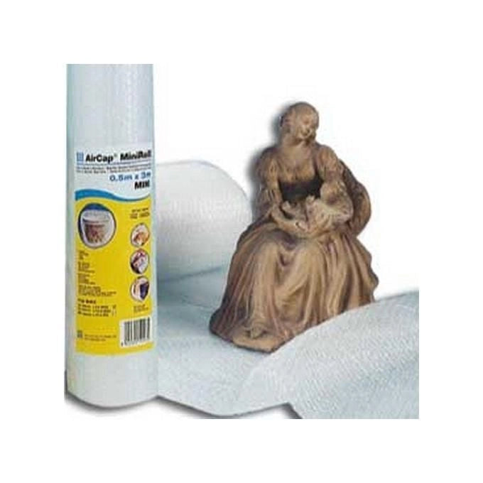 Sealed Air 100912133 AirCap Midi ELLRT Rotolo a bolle d'aria 1 x 100 m 9 mm 30% materiale riciclato colore Trasparente