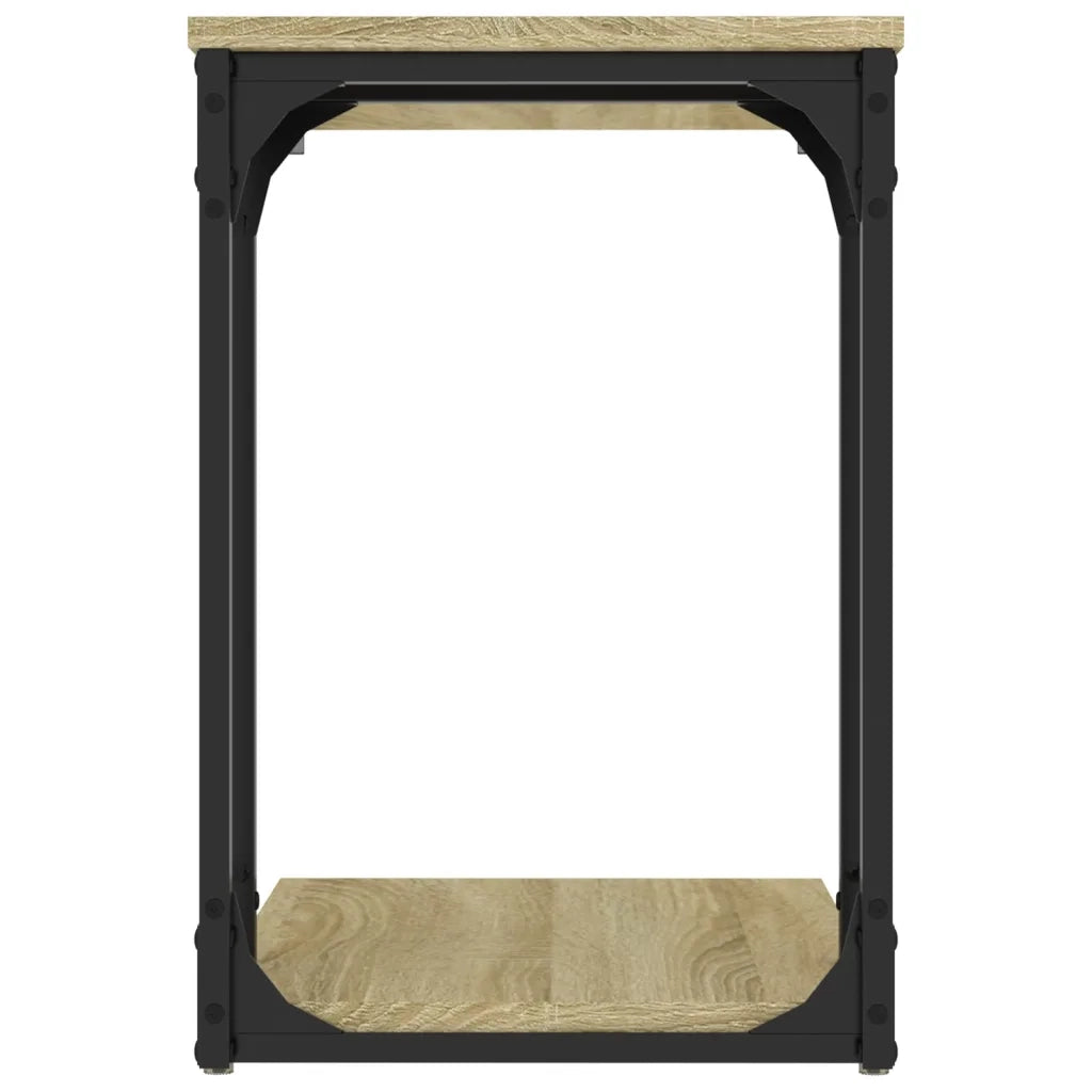 Tavolino-Tavolino da soggiorno-Tavolo Rovere Sonoma 50x35x52 cm in Legno Multistrato
