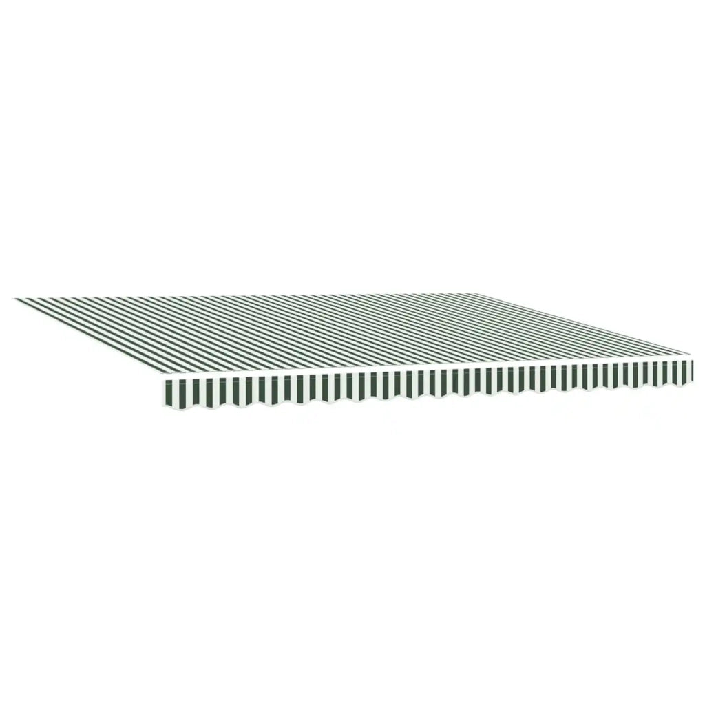 Tettuccio Elettrico Retrattile Verde e Bianco 4,5 × 3 m 3420005