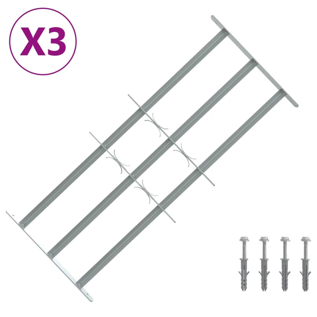 Griglia di Sicurezza per Finestra con 3 Traversine 3 pcs 42031277