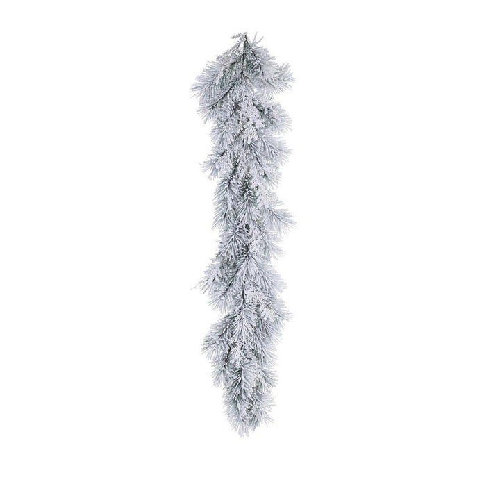 Festone SALISBURGO natalizio innevato 180 cm