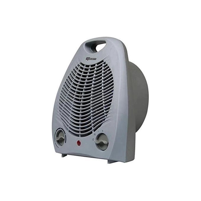 Termozeta TZR15GB Caldobagno Termoventilatore 2 Potenze 1000W 2000W Termostato Regolabile Protezione Termica colore Grigio
